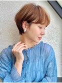 前髪あり大人ひし形ショート20代30代40代表参道