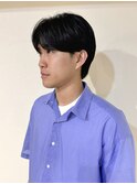 メンズカット　シースルーマッシュ　韓国メンズヘア