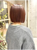 【RENA】ミニボブ_ラインボブ_暖色カラー