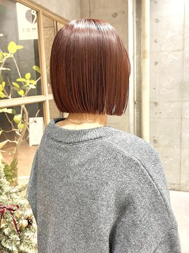 トマト(TOMTO) 【RENA】ミニボブ_ラインボブ_暖色カラー