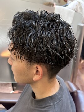 銀座マツナガ 浅草店 ツイストスパイラルパーマ/ツーブロ/フェード/アップバング