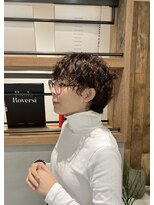 シアン 矢場町店(CYAN.)&nbsp;ショートウルフ×カーリーパーマ