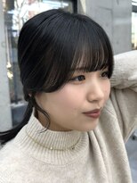 ビューブルー 亀戸錦糸町(VIEW BLUE) ◎美髪カールピンクブラウンロングセミディ似合わせ前髪