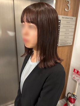 ベル 銀座5丁目店(Belle) 結べる長さの切りっぱなしスタイル