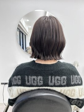 メルバイグラフ 梅田(mel by GRAFF) かわいすぎ!!ぱつっと外はねボブ