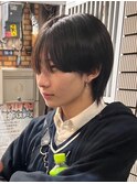 シースルーマッシュ×縮毛矯正