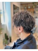 ツイスパ×ホワイトメッシュ