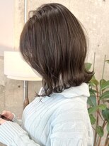 ノード(NODE)&nbsp;外ハネボブナチュラル栄矢場町大人可愛い韓国ボブ透明感カラー