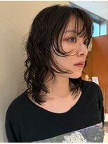 ノラギンザユー(NORA GINZA/U)&nbsp;ウルフウフルカットレイヤーカットパーマ