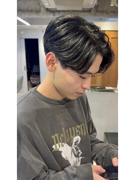 キャンバス バイ ネオリーブ 横浜西口(Canvas by neo.) 横浜★フェザーパーマ毛流れメンズパーマ