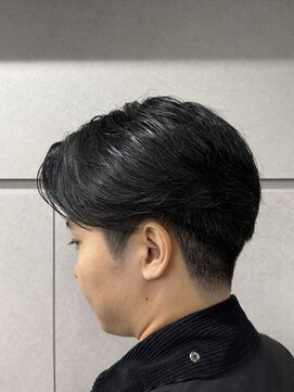 ニコ トウキョウ ロジック(nico TOKYO Logic) メンズセンターパートニュアンスパーマアップバング