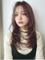 アジールヘア 所沢プロペ通り店(agir hair)&nbsp;美髪レイヤーカット◎透明感グレージュ×顔周り