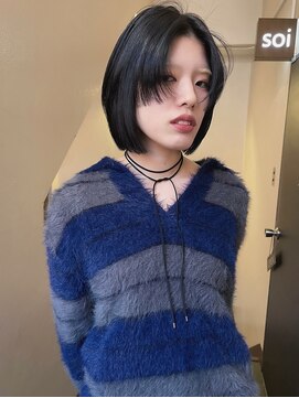 ソイ 下北沢(soi) スリットバング_モードボブ