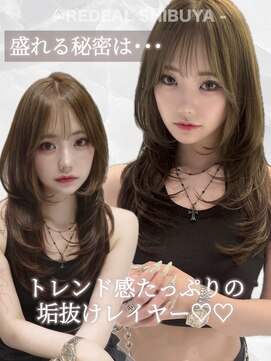 ハッシュカット/ハイレイヤーカット【レイヤー/渋谷】