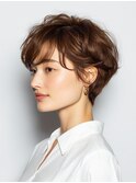 女性らしさを残した上品ベリーショート