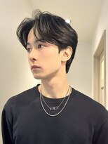 フィルムス 柏(FILMS)&nbsp;スパイキーショート/ブルーブラック/フェザーパーマサーフカール