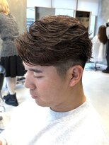 エリマ 調布(elima) 調布フェザーパーマスパイラルパーマセンターパートウルフゆるめ