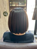 ビーチェ 小岩(Bice)&nbsp;30代40代のおしゃれなミディアムボブ 白髪ボカシケアカラー