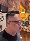 スキンフェードツーブロック刈り上げジェットモヒカンマンバン