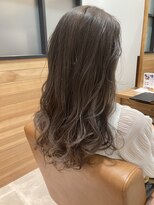 スーリール 福岡別府店(Sourire) グレージュ巻き髪スタイル♪