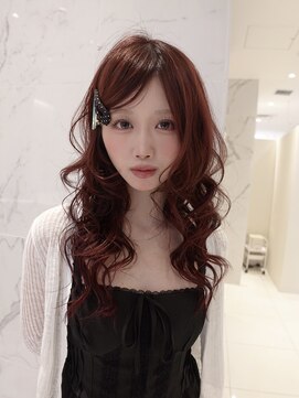 アヴァンスクロス あべのルシアス店(AVANCE.CROSS) ブリーチなしレッドカラー