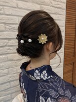 ラメール アヴェダ 西武秋田店(La Melu AVEDA) 上品編み込みアップアレンジ