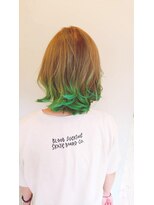 エム デ ヘアー オカダ&nbsp;ターコイズグラデーション