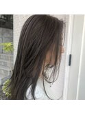 透明感/暗髪グレージュ