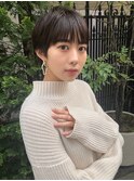 黒髪ショート◇シースルーバング