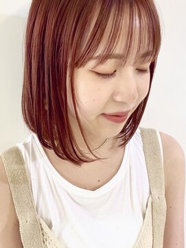 アッド バイ ケーツー(add by K-two) マスクでもかわいい薄いパッツン前髪