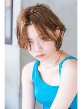 エイミー(Aimee) Aimee 町田 ハンサムショートボブ×ミルクティーブラウン