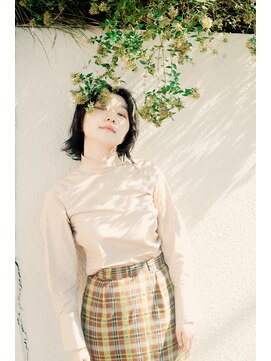 ポテト(potato) グレージュ × ニュアンスボブ