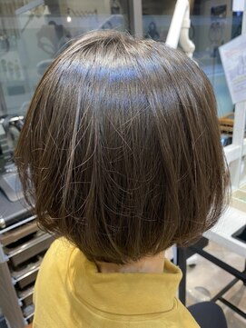 ヘアーサロン キー(Key) 大人かわいいバッサリ小顔ショート♪暗め透明感アッシュカラー