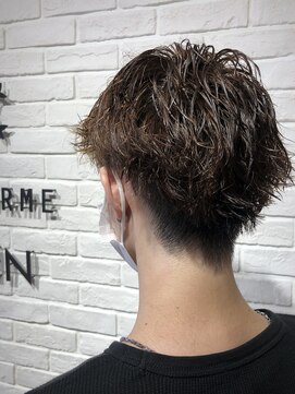 ヘア スパ ビューティー エールフォルム(HAIR SPA BEAUTY YELLFORME) メンズソフトツイストパーマ×センターパート