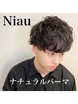 ニアウ 太田店(Niau) 波巻きスパイラルパーマツイストスパイラルパーマメンズマッシュ