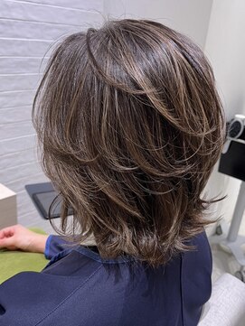 ロンドエニカ 大宮(Lond enika) 大人ガーリー白髪ぼかしハイライト