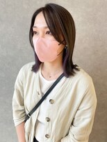 オブジェ シエル(obje't ciel)&nbsp;【obje’t ciel】インナーカラー/パープル【暮石唯】