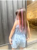 小さなおしゃれさん♪夏休みはカラフルメッシュ☆