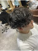 外国人風プードルパーマ