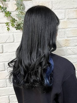 ミックリンクバイリッシュ(mic link by Riche) 暗髪×インナーブルー