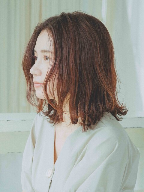 外ハネミディヘアスタイル[北千住]