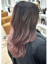 グラスペディア(graspedia)&nbsp;ホワイトピンクバレイヤージュ【広島派手髪】【広島ハイトーン】