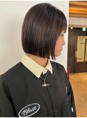 縮毛矯正 切りっぱなしボブ 髪質改善 岐阜美容室