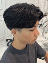 ヘアーアンドメイク ニューヨークニューヨーク 姫路店(Hair&Make NYNY)&nbsp;刈り上げマッシュ　ニュアンスパーマ