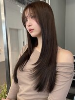 トリッカ シブヤ(TRICCA SHIBUYA)&nbsp;ツヤ髪/ニュアンスカラー/レイヤーロング/似合わせ/ブリーチなし