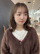 ロンドシエル 横浜(Lond ciel)&nbsp;ミニウルフレイヤーカット顔周りカット前髪カット韓国ボブ/横浜