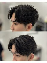 バース 梅田中崎町店(BIRTH)&nbsp;ニュアンスパーマフェザーパーマセンターパートワンカールパーマ