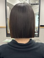 ラフ 立川(Laff)&nbsp;大人ボブ　切りっぱなしボブ　前下がりボブ　縮毛矯正　髪質改善