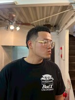 ビーバイエイトジェンツ(Bee by EIGHT GENTS)&nbsp;サーフカール/スパイキーショート/ブルーブラック/心斎橋