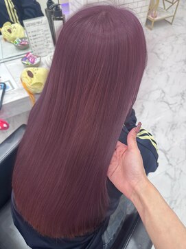 ミニョン(mignon) 韓国/ダブルカラー/ブリーチ/ピンク/学割U24/新越谷/南越谷/草加